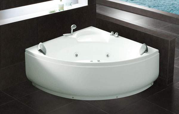 Угловая закругленная ванна с гидромассажем SR5D042(SR551)